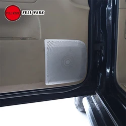 Stainless Steel Door Speaker Cover A Pillar Twitter Speaker Cap Sticker Protector Decoration for Touareg 03-10 Car Styling Acces