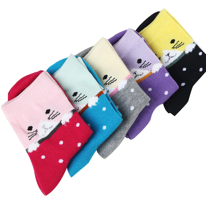 Hot Sale children socks spring & autumn cotton cartoon baby boys / girls socks 1-12 year kids socks 5 pairs /1 lot