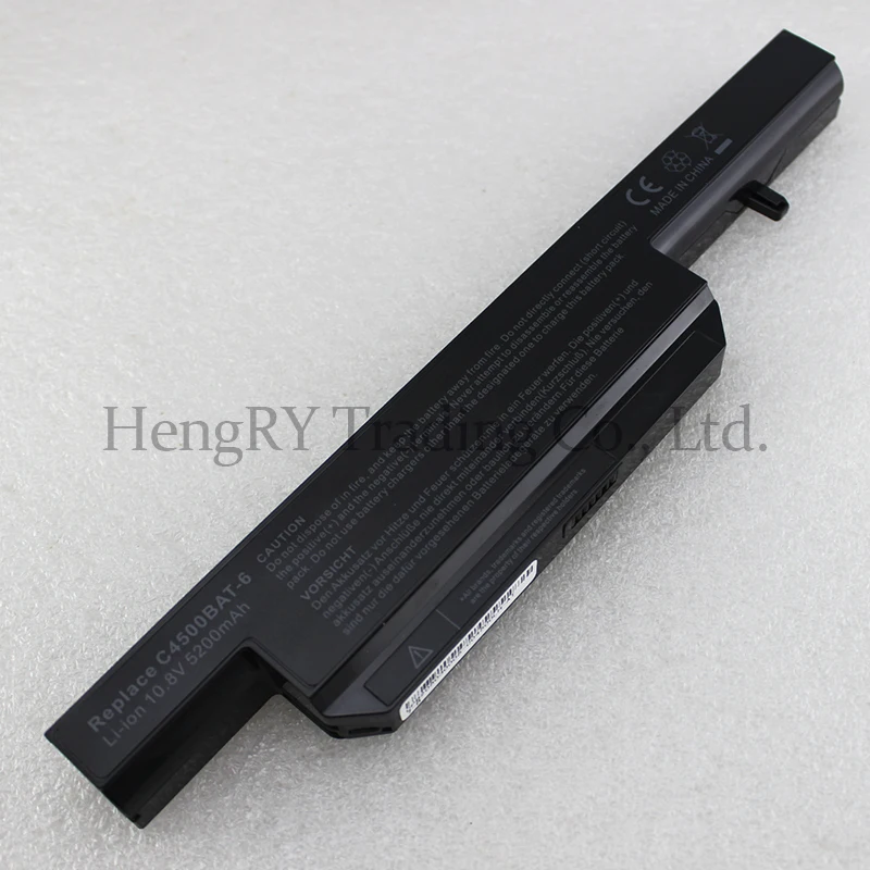 Battery for Clevo C4500BAT 6 C4500BAT6 B4100M C4500 C4500Q C4501 C4505 W150 C4500BAT-6 6-87-C480S-4P4 C4500BAT 6 KB15030 W150ER