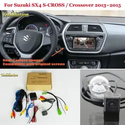 Rear View Camera For Suzuki SX4 S-CROSS Crossover 2013~2015 - Back Up Reverse Camera Sets RCA & Original Screen Compatible