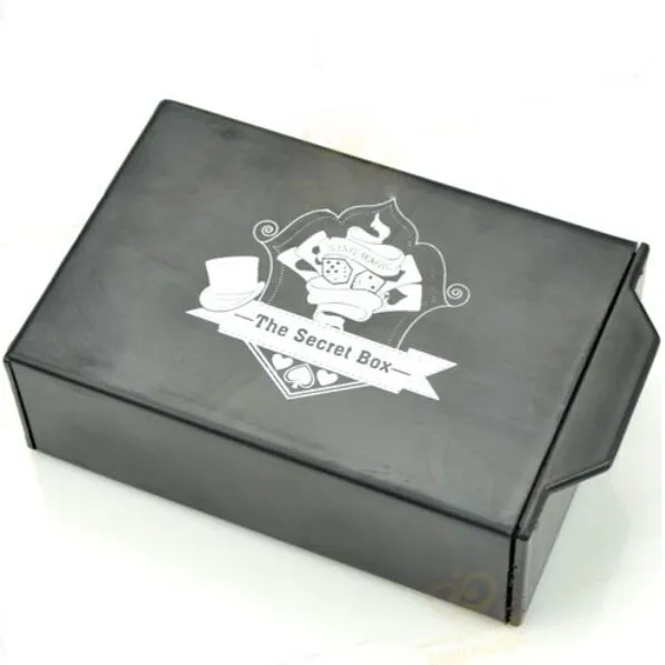 The Secret Box Magic Tricks Object Appearing/Vanishing in Box Double Magica Box Close Up Illusion Gimmick Props Comedy