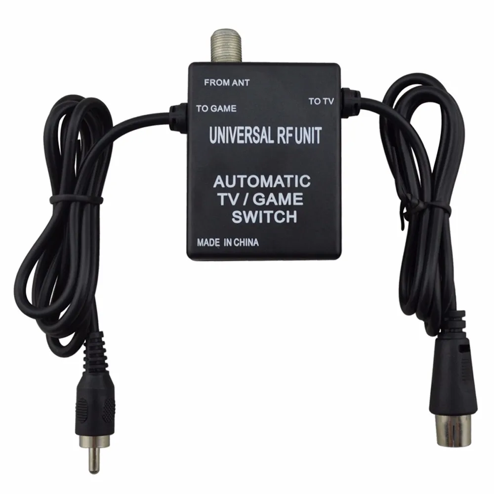 Cavo adattatore unà RF universale 3 in 1 Interruttore automatico di gioco TV per NES per SNES per SEGA Genesis 44 Cavo adattatore unà RF universale 3 in 1 Interruttore automatico di gioco TV per NES per SNES per SEGA Genesis 44