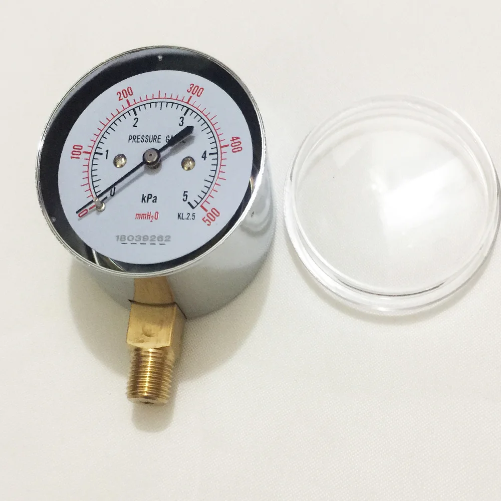 YE-60 Diaphragm Pressure Gauge water meter column surface micro pressure gauge 5KPA 10KPA 15KPa 20KPa 25KPa 30KPa gas meter