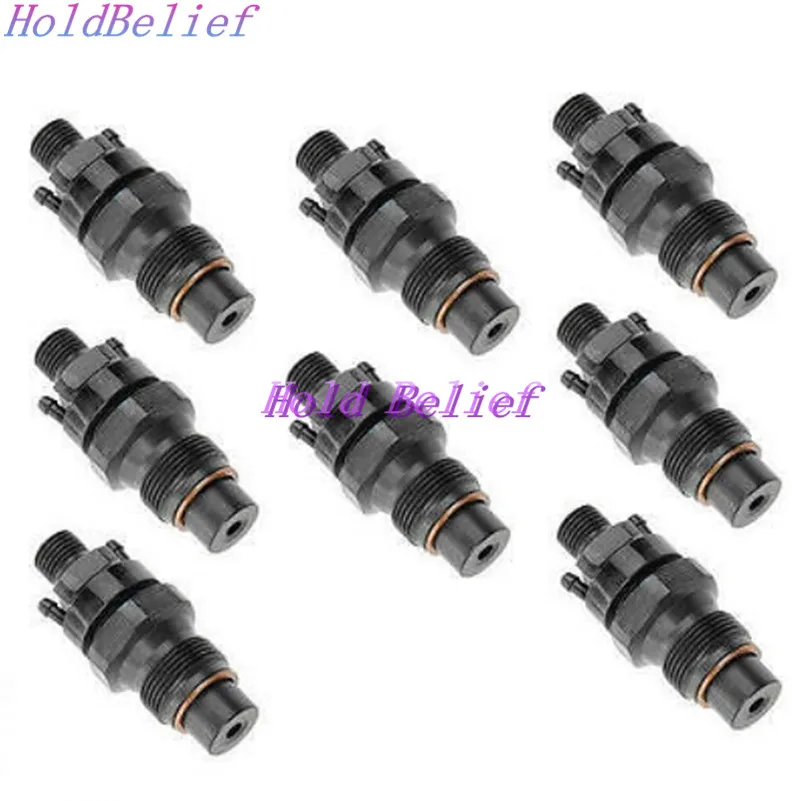 Holdwell Diesel Fuel Injector Nozzle 0432217276 for Chevy 6.5L 6.2L 142.0bar 8-pc Set