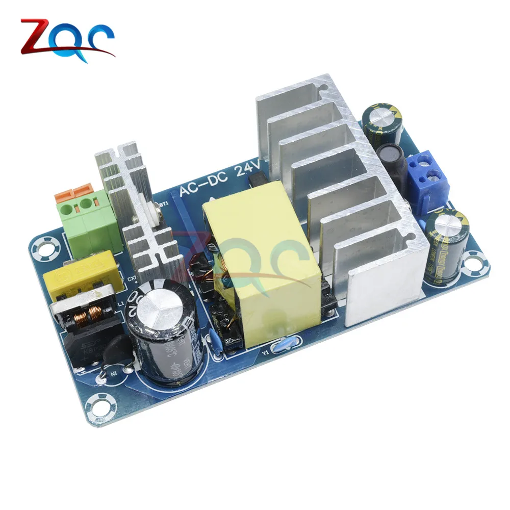 Switch Power Supply Module AC 110V 220V to DC 24V 6A to 8A AC-DC Switching Power Supply Board 6A-8A 50HZ/60HZ 100W