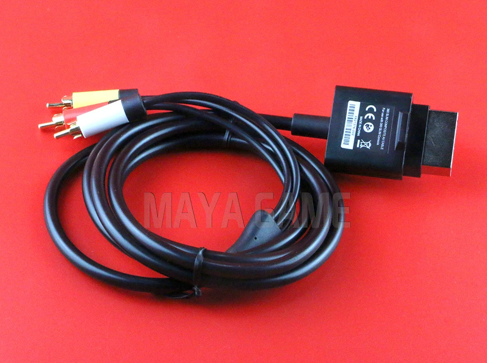 OCGAME 12 шт./лот высококачественный HD TV Композитный Аудио Видео AV кабель для Xbox360 xbox 360 Slim