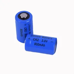 SHSEAlbanBattery CR2-Batterie au lithium pour système de sécurité GPS, caméra, équipement médical, 3V, 800mAh, 2 pièces par lot