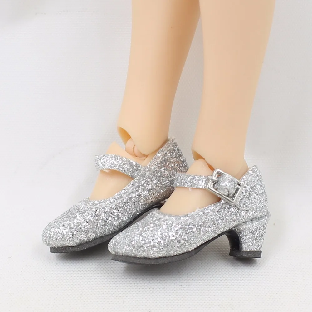 ICY DBS Blyth doll joint body shoes bling bling elegant High heels toy shoes