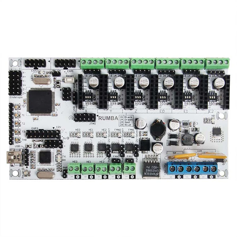 Aokin 3D Printer Motherboard Rumba Board Main Control Board 3D Printer Control Board