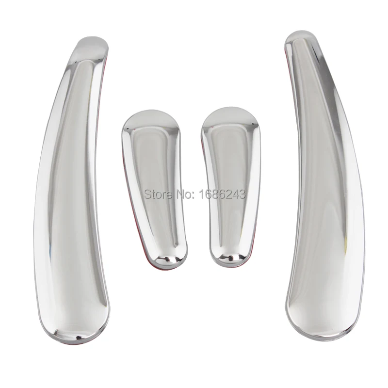 Chrome Motorcycle Curved Swingarm Frame Inserts Fits For Harley Softail Heritage Springer Deluxe Bad Boy Fat Boy FLSTF 1990-2007