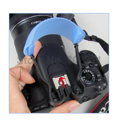 3pcs/1set Pop up Flash Diffuser with one Bracket for 10d 20d 30d 350d 450d 650D 600D 550D d40 d90 d3100 D7000 D5100