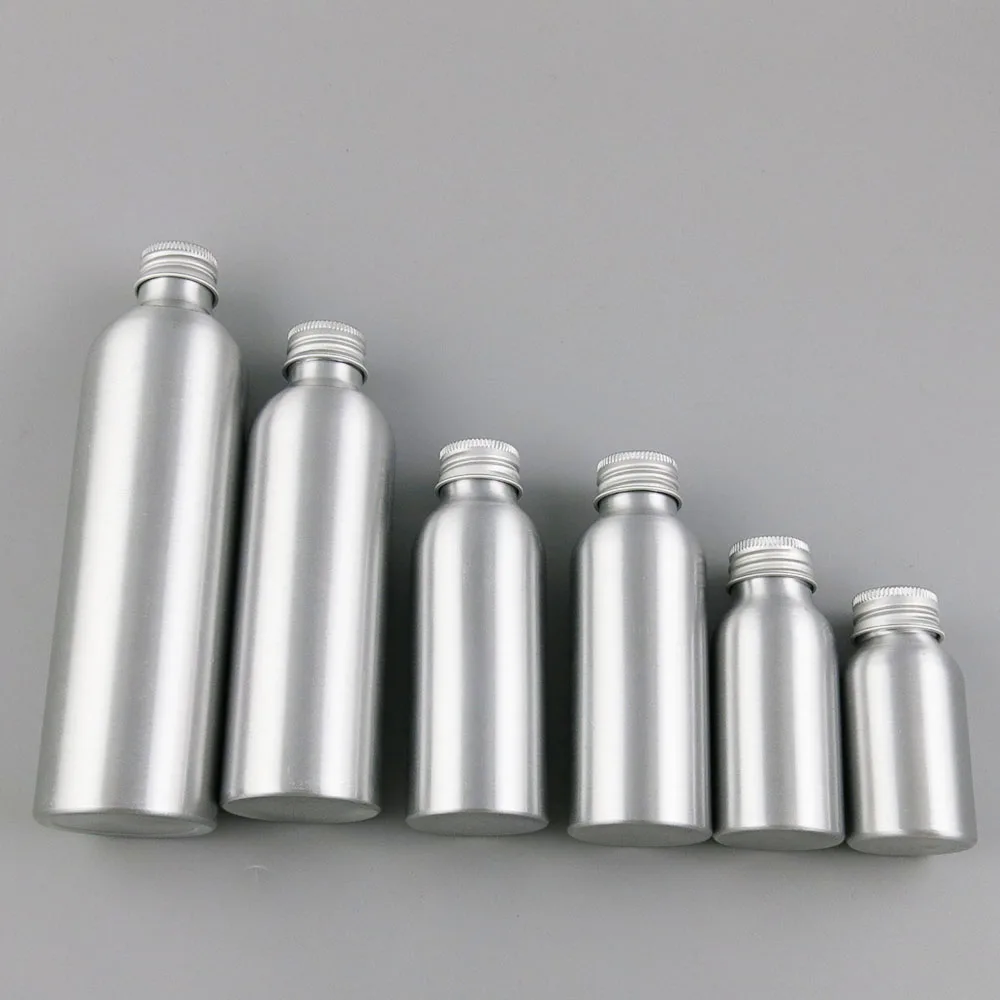 

360 x 30ml 50ml 100ml 120ml 150ml 250ml Aluminum Empty Skin Care Cosmetic Bottles Portable Watering Can Pot Metal Containers