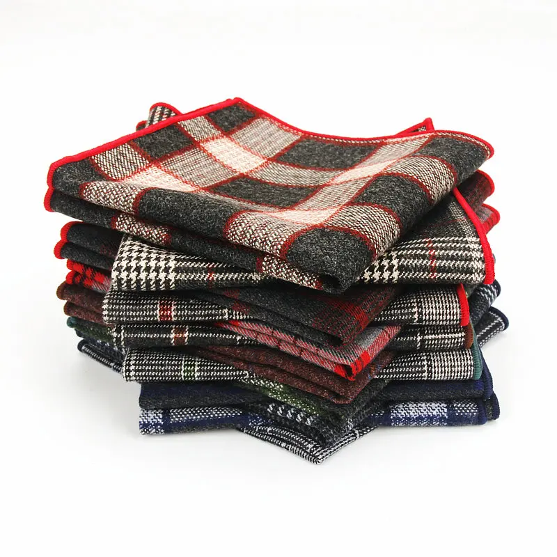 Brand New Men's Cotton Hankerchief Scarves Vintage Hankies Men Pocket Square Handkerchiefs For Man Wedding Suits Pocket squares