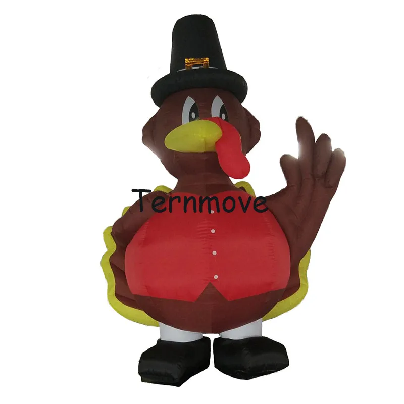 

giant inflatable turkey replica for thanksgiving day decoration Outdoor Advertising Cosplay cartoon chicken mascot animals modle