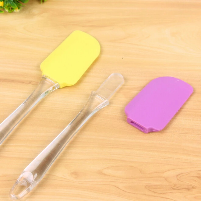 Free Shipping 1Pc Kitchen Silicone Cake Spatula Mixing Scraper Brush Butter Utensil Tool ss674