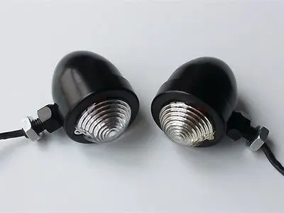 Black TURN SIGNAL for HARLEY HONDA KAWASAKI SUZUKI YAMAHA CRUISER CHOPPER