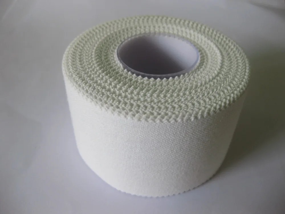 2rolls 3.8cm*10m white sports tape knee ankle bandage elastic strapping injuries tape athletic bandage sports ankle wrist injury