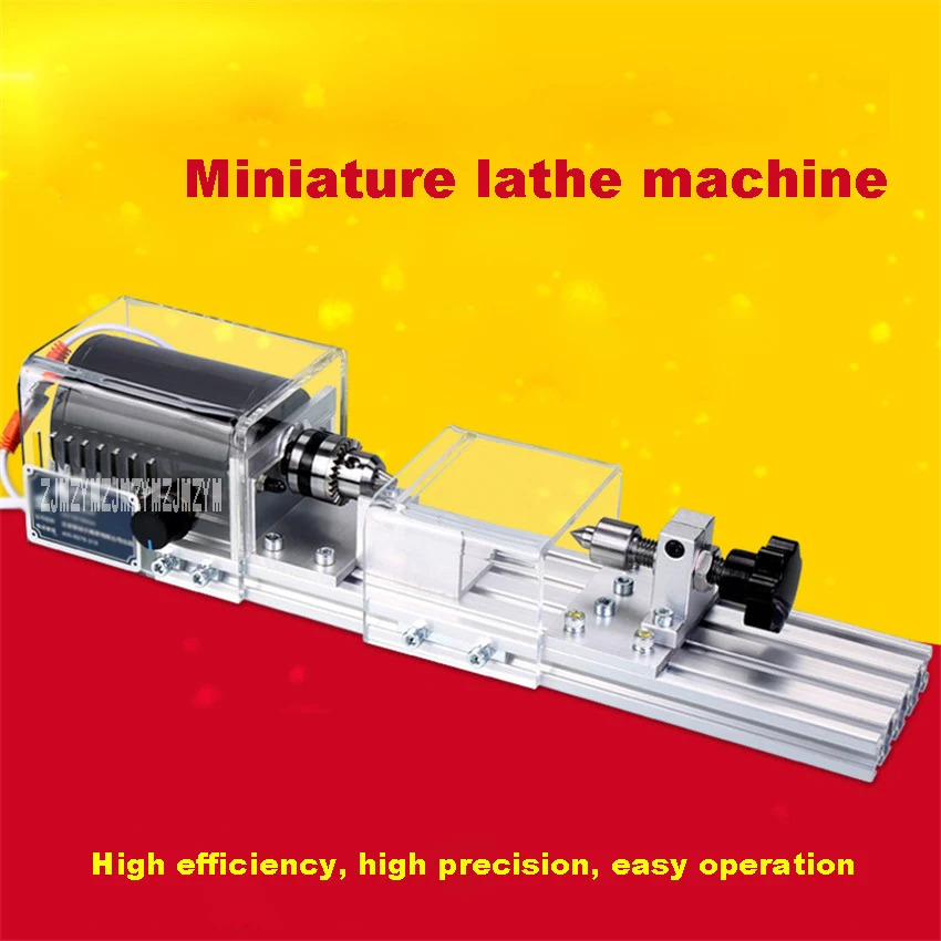 Multifunctional Household Woodworking Lathe Portable Micro-Lathe Polished Small Beads Machine 110V/220V 280W 8000r/min Hot Sale