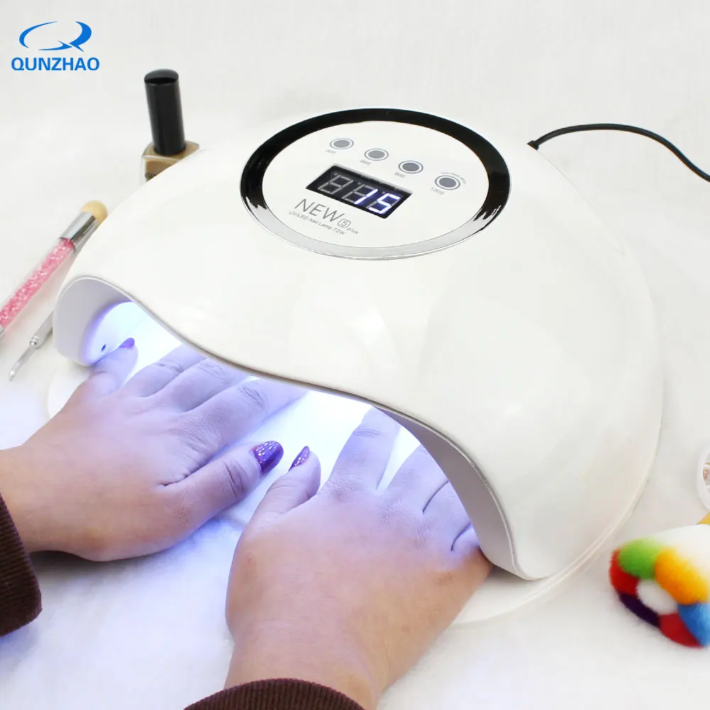 

New5 Plus 72w Lamp For Nails UV LED Gel Polish Curing Lamp For Gel All Types Nail Light Dryer Varnish Manicure Machine