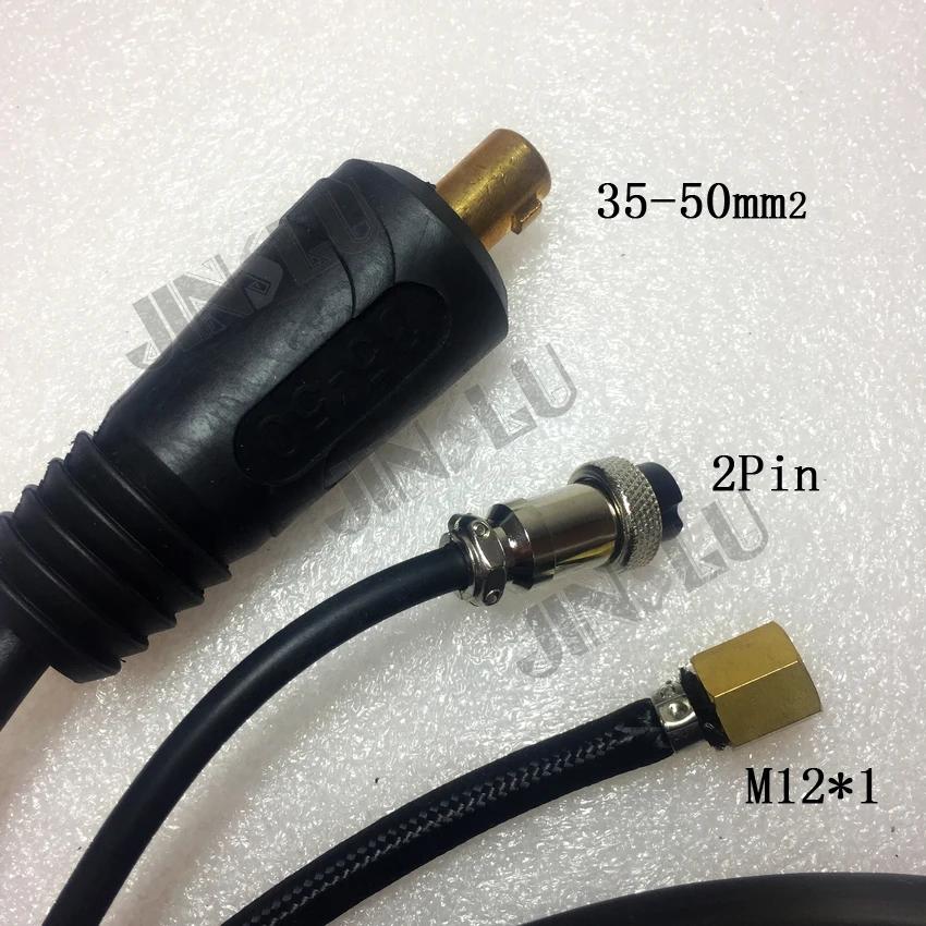 เชื่อมTIGไฟฉายWP26V 4เมตรสายสีดำจับก๊าซและสายเคเบิลแยก