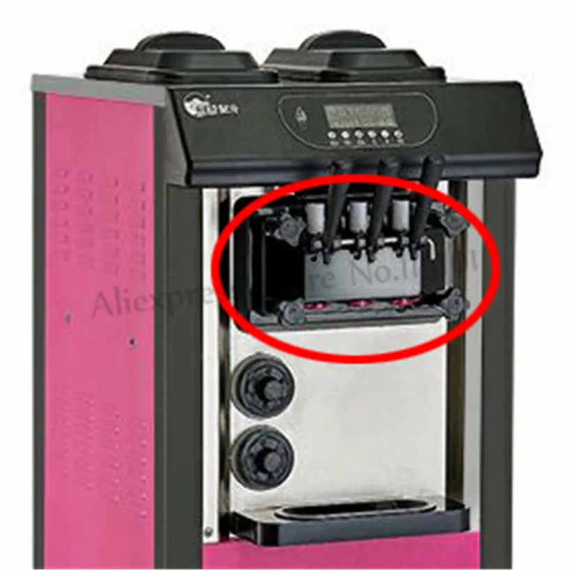 1 комплект запасных частей для блока передней панели + 3 ручки, аксессуары для машин для мороженого XQ