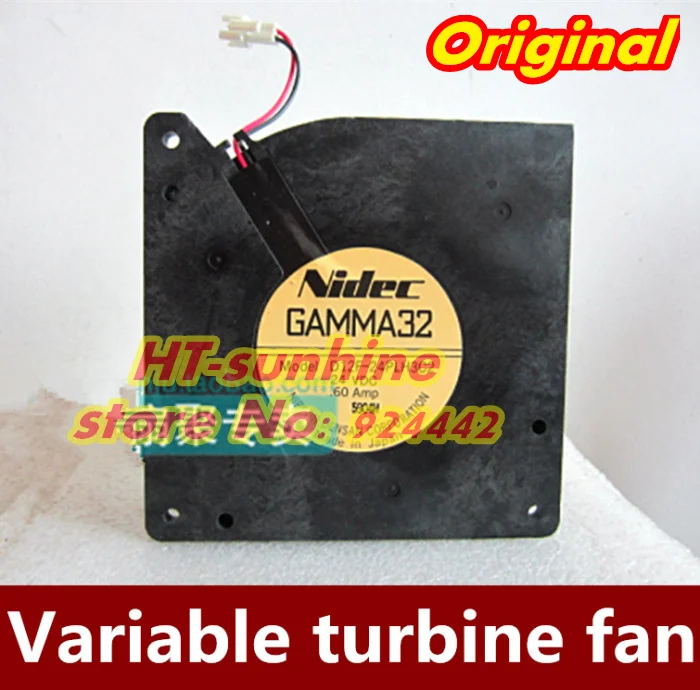 100%  Original   NIDEC D12F-24PLH1C13 24V DC 0.91A 12032 frequency turbine fan     120X120X32mm