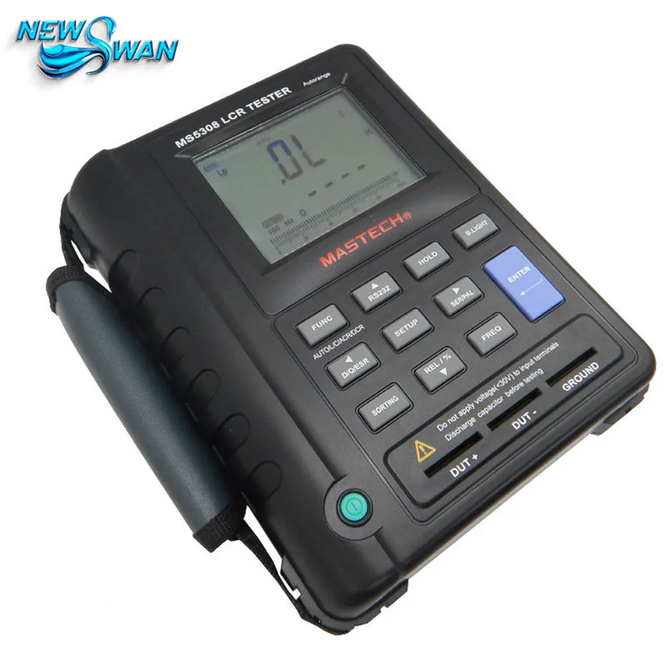 Lcr Medidor Portátil Auto Escala Lcr Tester de Alto Desempenho 100khz Ms5308