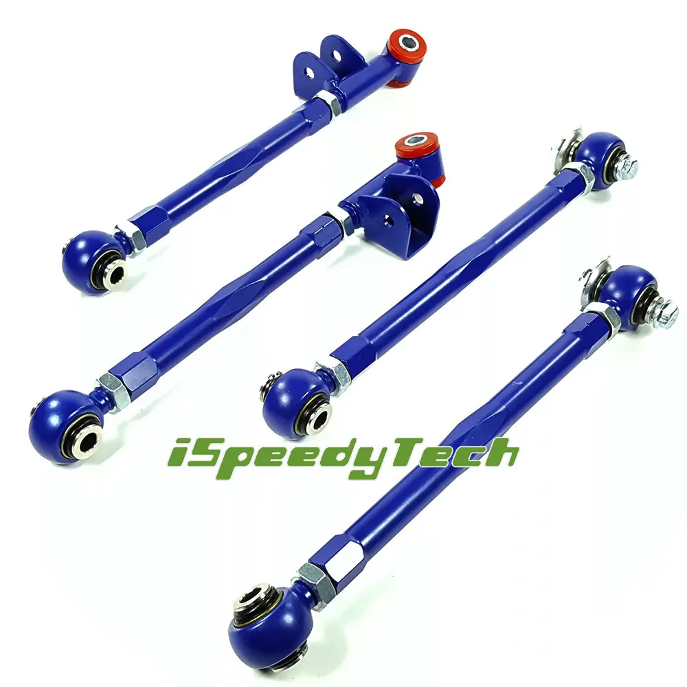 FOR 02-07 Subaru Impreza WRX/ STi GDA Rear Lateral Link+Trailing Arm Suspension 6pcs Blue High Quality