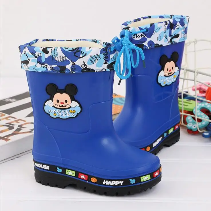 kids shoes New Fashion Classic Children\'s Shoes PVC Rubber Kids Baby Cartoon Shoes Children\'s Water Shoes Waterproof Rain Boots