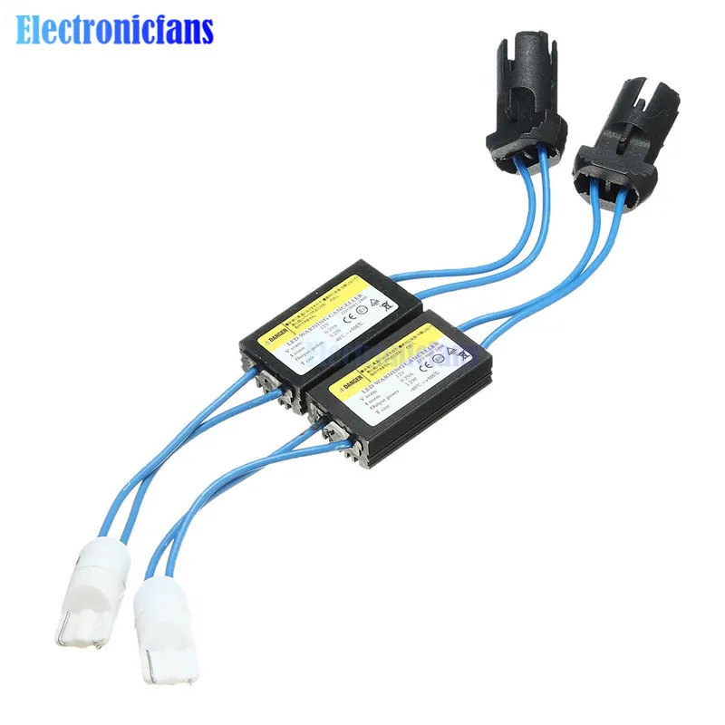 1 Stück/2 Stück 12V T10 LED-Warnungsunterdrücker-Decoder T10 501 W5W Nicht-Canbus OCB Fehler-Belastungswiderstand für Auto-Licht-Upgrade – Detail 3