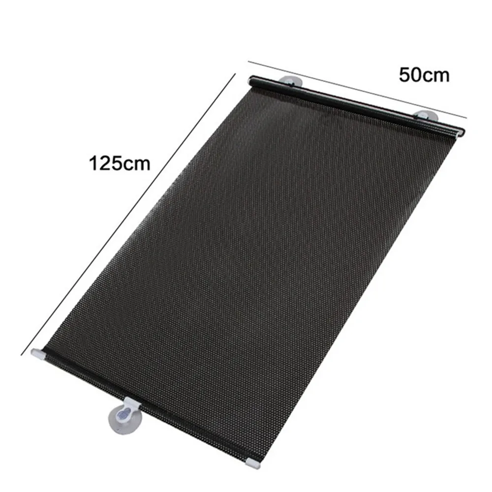 Chunmu 58x125cm Universal Retractable Car Vehicle Curtain Window Roller Sun Shade Blind Protector Front sunshade side sunshade