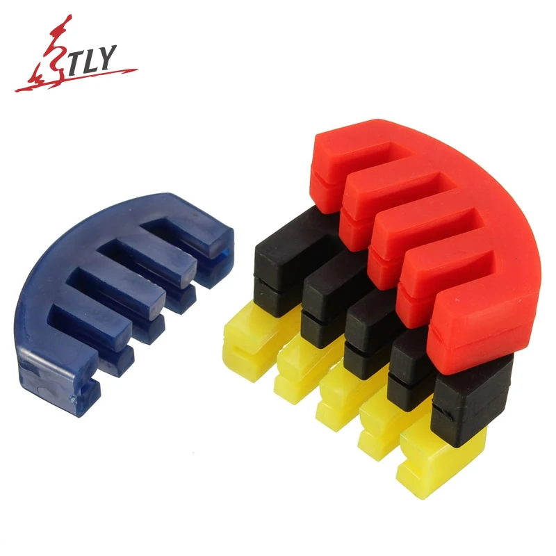 1 Piece Five Claws Rubber Violin Mute Silencer Quiet Practice Violin Mute Reduce Volume for 1/2 3/4 4/4 Violin Four Colors