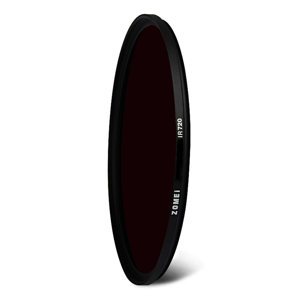 Zomei filtro infravermelho ir 680nm 720nm 760nm 850nm 950nm filtro ir 37mm 49mm 52mm 58mm 67mm 72mm 82mm para lente de câmera slr dslr