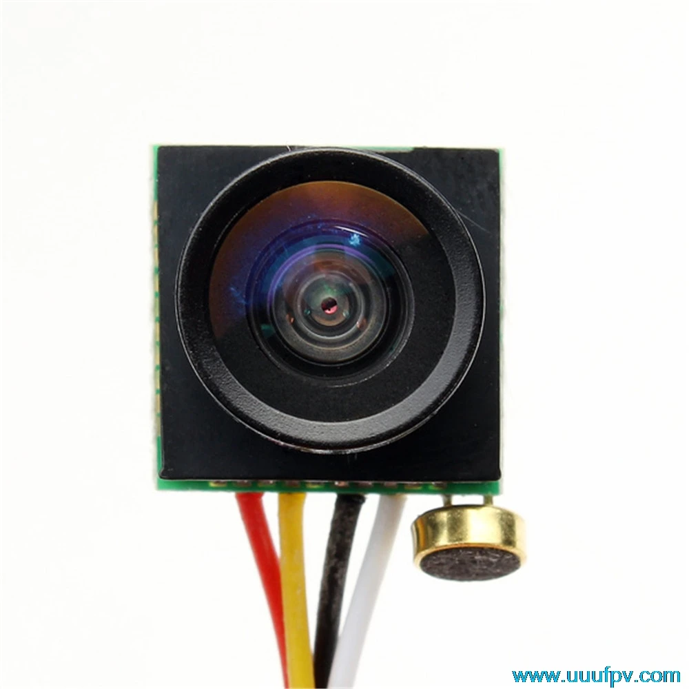 600TVL 170 degree super small color video mini FPV camera with audio for Mini 200 250 300 Quadcopter