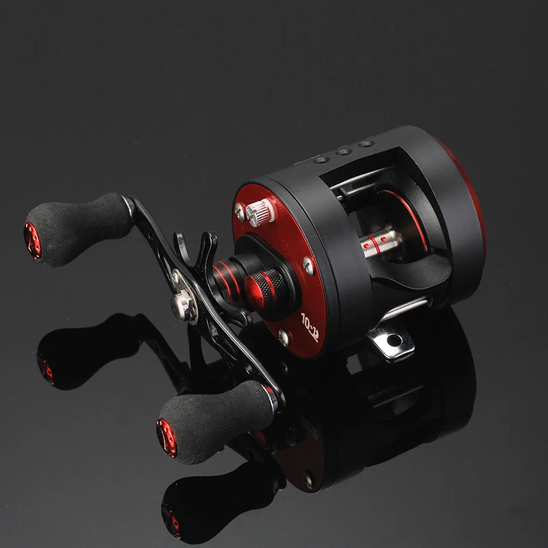 Lizard Round Baitcasting Fishing Reel Magnetic Brake System Left and Right drag power 15KG for snakehead or sea Fishing Reel