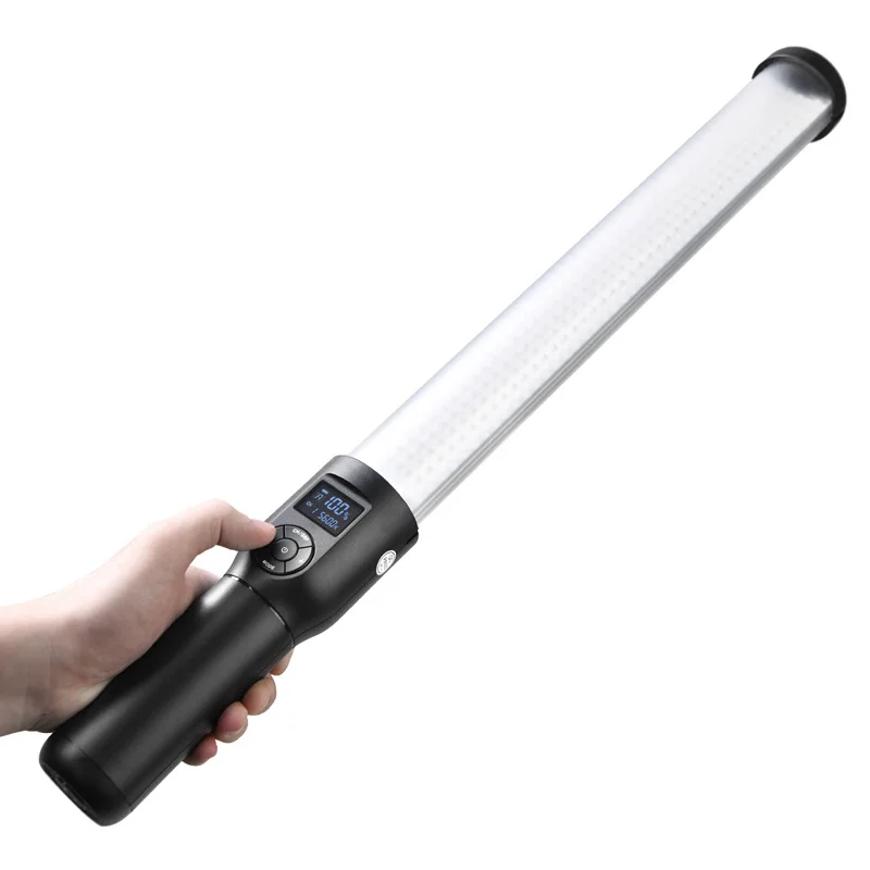 Godox LC500 Bi-color Handle Li-ion LED Light Stick 3300K-5600K CRI 95+ Built-in Lithiunm Battery & Remote Control Fill Lighting