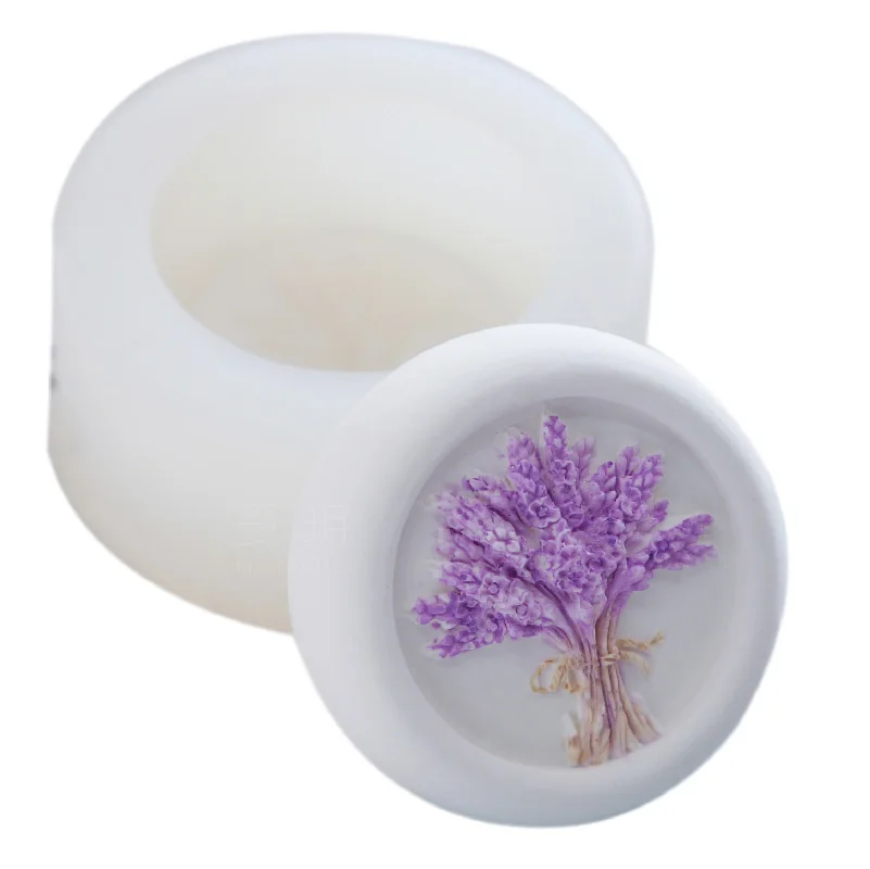 

Lavender Soap Silicone Mould Aroma Plaster Molds Bouquet DIY Silicone Scented Candles Silica Gel Diffusion Stone Silicone Rubber