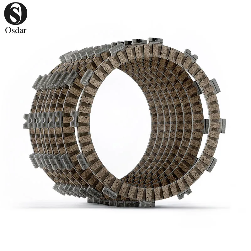 Motorcycle Clutch Friction Plates For SUZUKI ATV LT-F300F 1999-2002 LT-F4WDX 91-1998 RM125 1988-1991