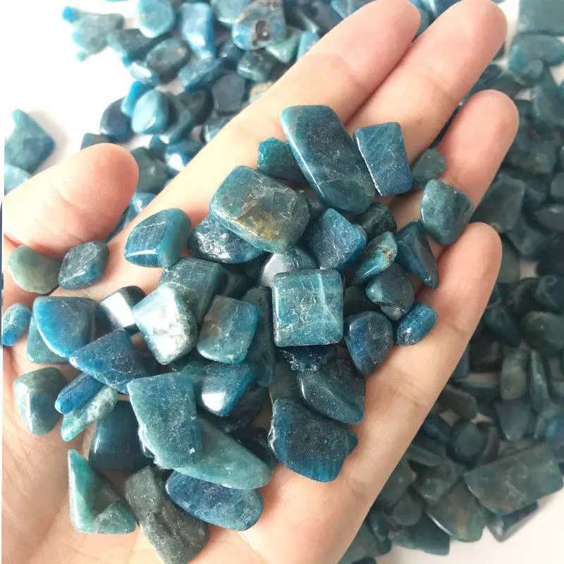 50g 2 Size Natural Blue Green Apatite Quartz Crystal Mineral Specimen Mineral Natural Stones And Minerals