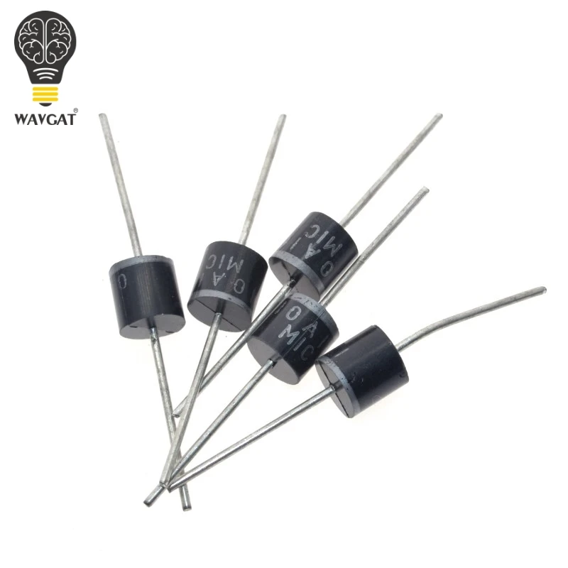 10pcs 10A10 10 Amp 1000V 10A 1KV Axial Rectifier Diode 22A new original