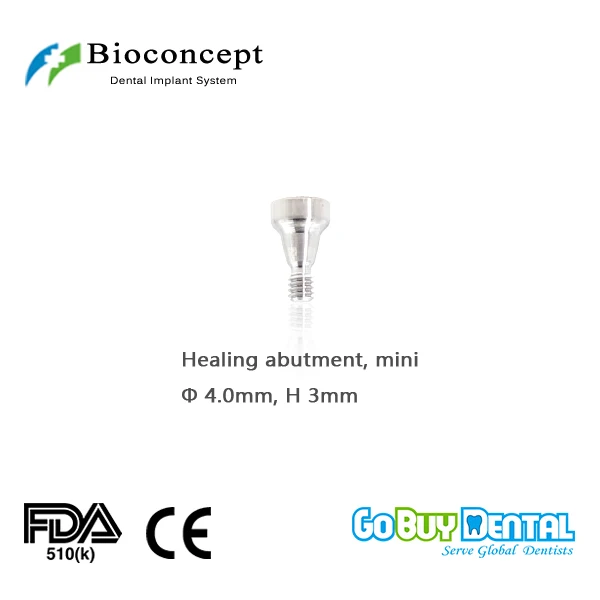 Bioconcept Hex Mini healing abutment D4.0mm, height 3mm(323010)