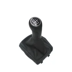 Pomo de cambio de marchas de coche de 5 velocidades con Gaitor para VW Polo 9N 9N2 2002 2003 2004 2005 2006 2007 2008 2009, estilo de coche