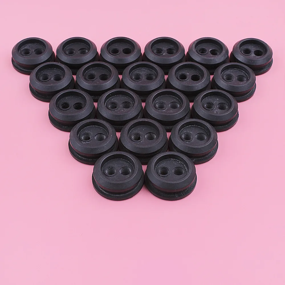 20pcs/lot 2 Hole Fuel Line Grommet For Homelite 560878001 560878002 Kawasaki 92071-2073 MTD 971-181767 Ryobi 181767 Trimmer Part