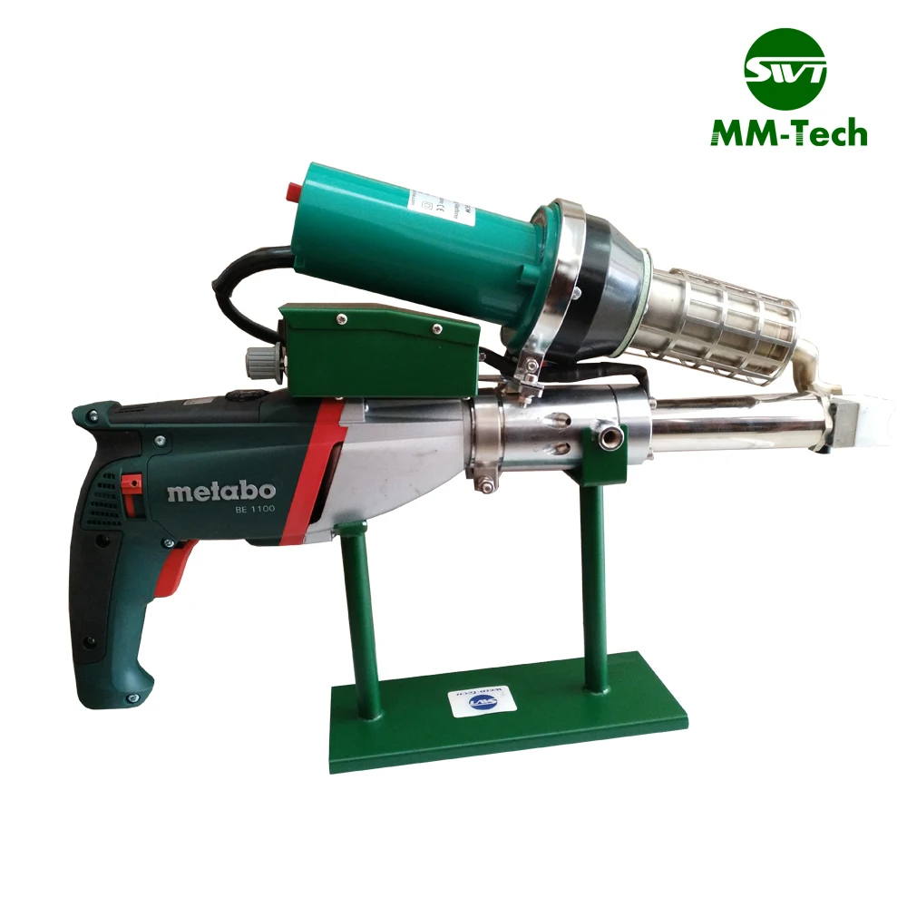 SWT-NS610B hot air manual welding gun extruder for HDPE PP polyethylene PE Welding Rod