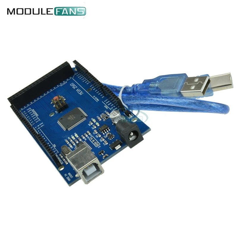 Модуль для платы Mega2560 R3 ATMEGA2560, совместимый с Arduino Atmega2560-16AU CH340G CH340 ATMEGA 2560 R3