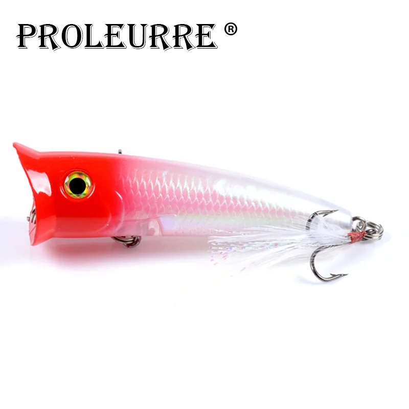 1pcs Popper 7.8cm 10.5g Fishing Bait isca artificial Hard Bait Floating Crank Bait Fishing Bass Fishing Lure