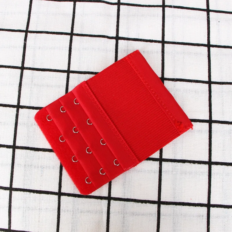 1PC Bra Extenders Strap Buckle Extension 3 Rows 4 Hooks Clasp Straps Bra Strap Extender Sewing Tool Intimates Accessories