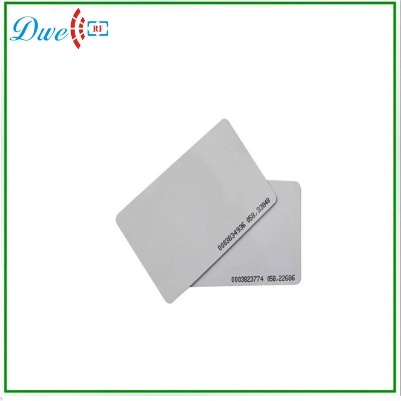 

DWE CC RF Hot Sell tk4100 Contactless ID Card with printing card number