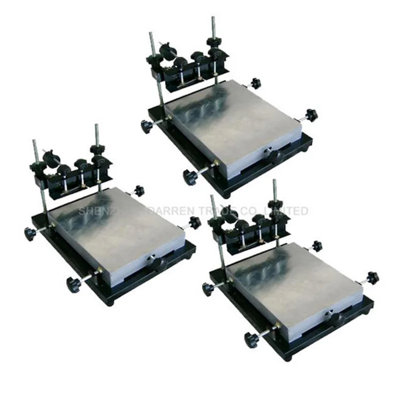 1pc Single Color Screen Printer For T-shirt Flat Press Machine With 320*440mm Printing Area