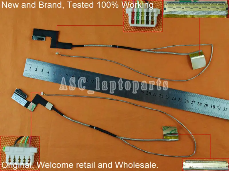 New Original LCD LED Screen Video Flex Cable For Acer Aspire M3-581 M30581T M3-581TG JM50 40Pin 1422-0152000